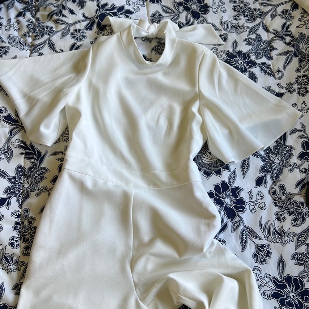 Vince Camaro ivory jumpsuit